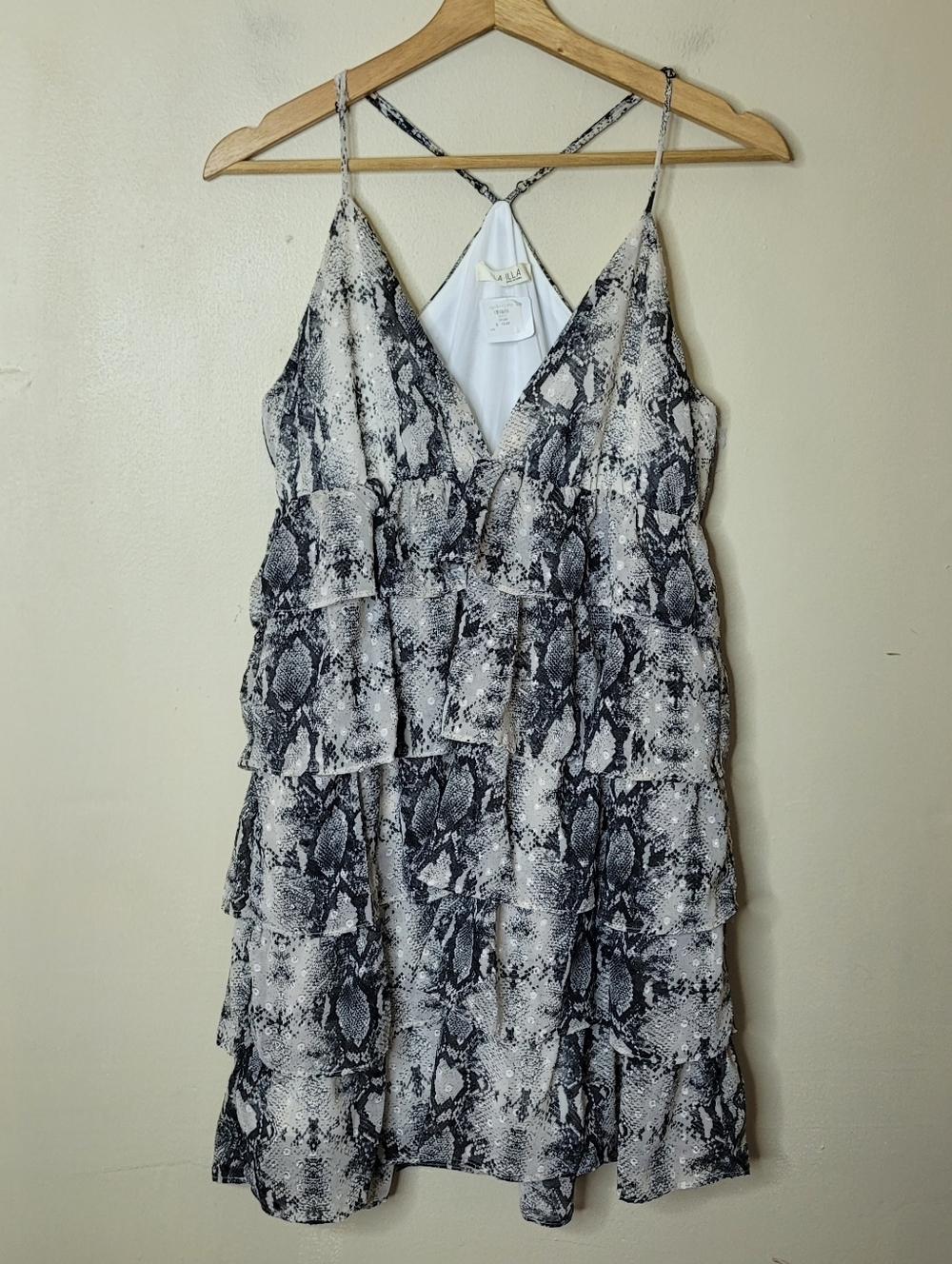 Illa Illa Snakeskin Mini Dress Size S NWT - Picture 2 of 11